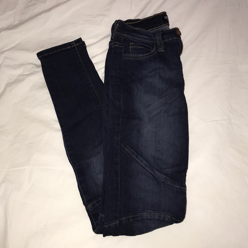 high waisted motto skinny jeans